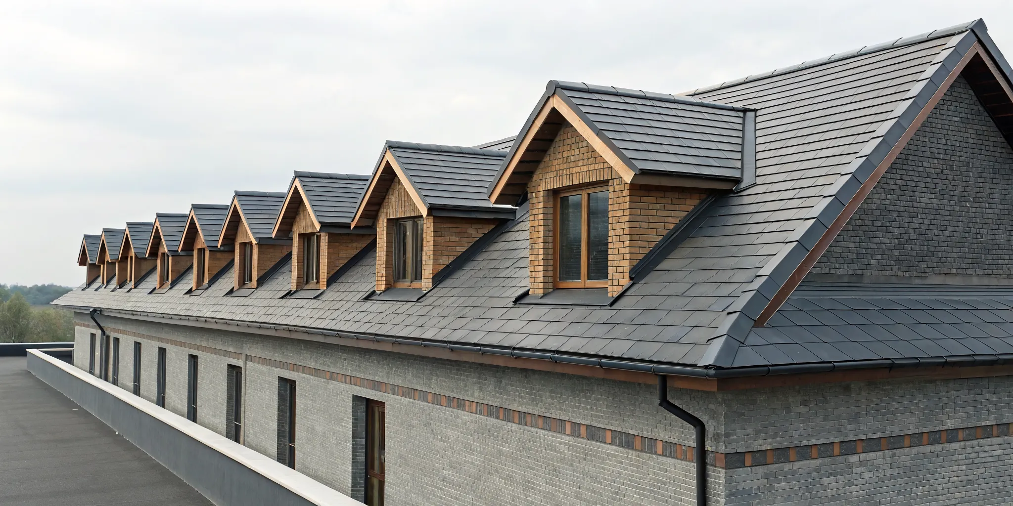 A modern home with the best roofing materials for the Pacific Northwest.