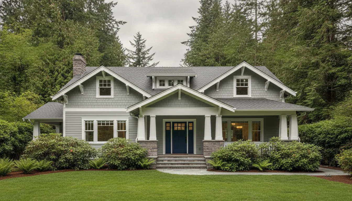 Hardie Plank siding on a Washington home